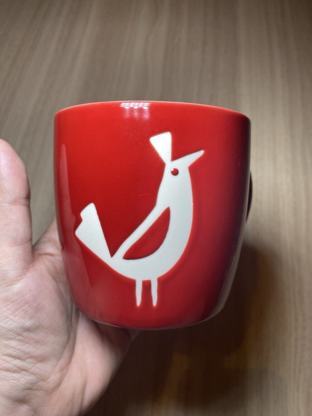 2011 Starbucks 14 fl oz Red Coffee Cup Mug Holiday w/ Partridge